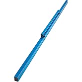 OX Concrete Screed Board, 8 Ft Aluminum Screed with Level Vial &amp; Handle | Sharp Cutting Edge, Rounded Smoothing Edge, Flip-Sided Reversible Design, Internal Support Bars, Job Site Durability