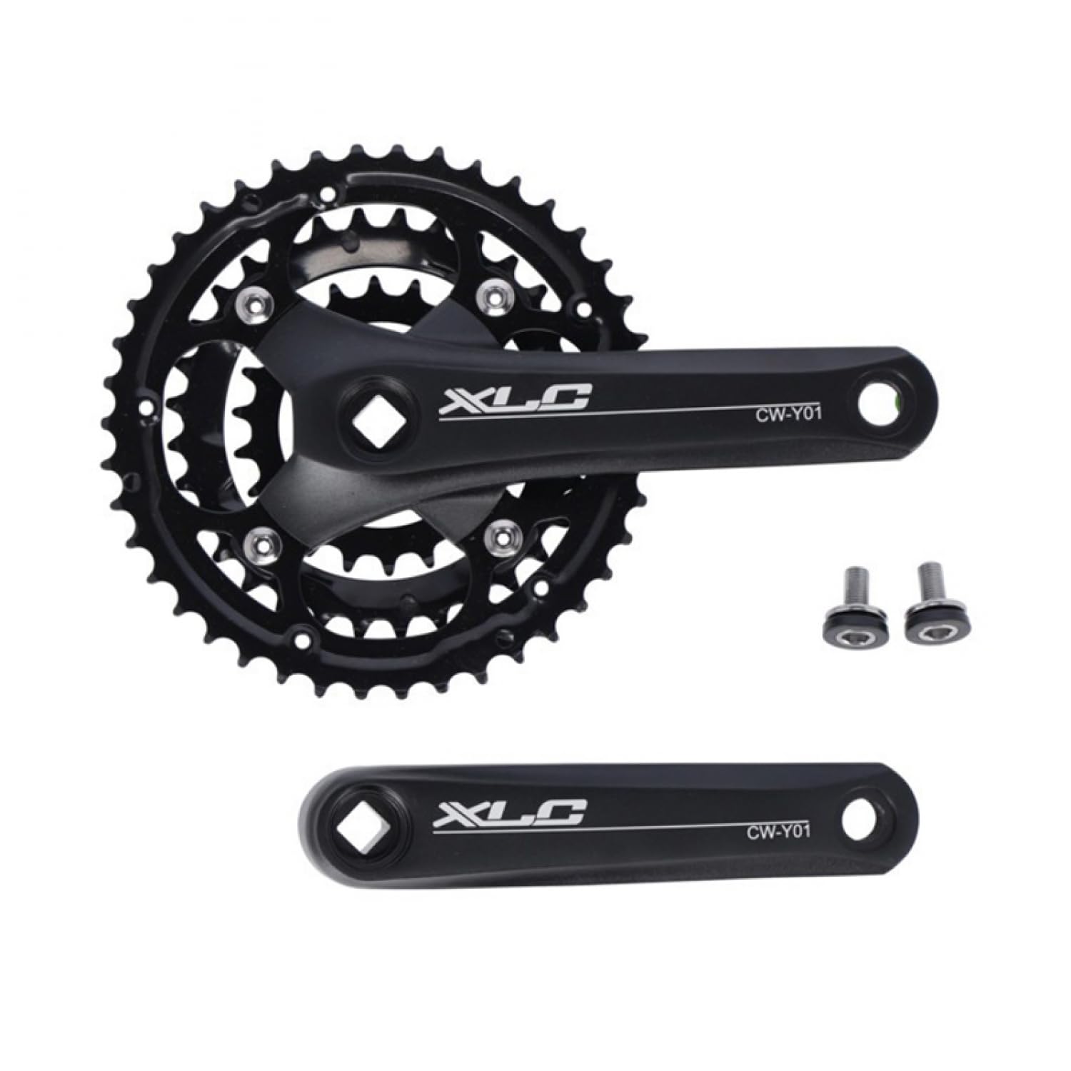 XLC Unisex - Adult Sprocket Set - 250280000 - Black, 22/32/42 Teeth