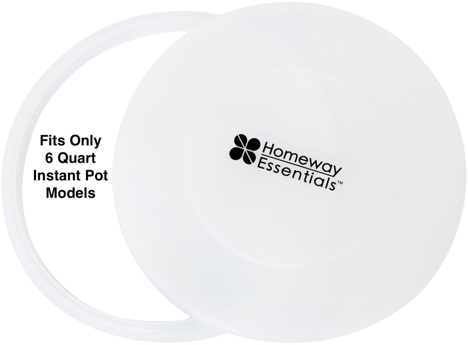 Homeway Essentials Instant Pot Lid and Sealing Ring - Ultimate Value Bundle - Best fitting Lid for InstaPot - [fits 6 Qt only]