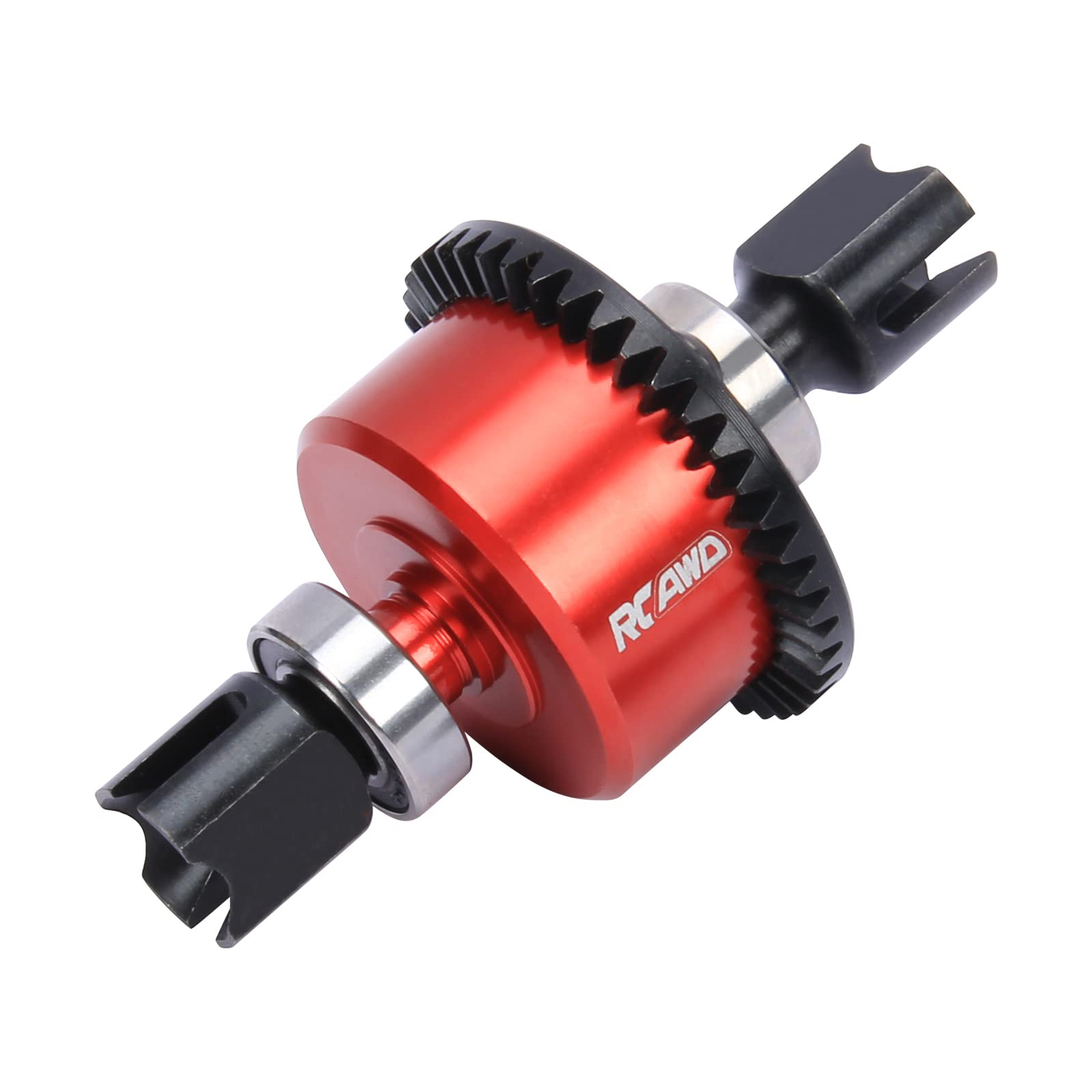 RCAWD Steel diff set diff gear spur gear 43T SPIRAL for Arrma 6s RTR 1/7 1/8 hopups upgrades parts (Red)