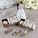 AerWo 50PCS Travel Themed Party Favor Boxes with 50pcs Tags, Vintage Kraft Mini Suitcase Candy Box Gift Boxes for Guests, Perfect Wedding Birthday Bridal Shower Thanksgiving Travel Party Supplies
