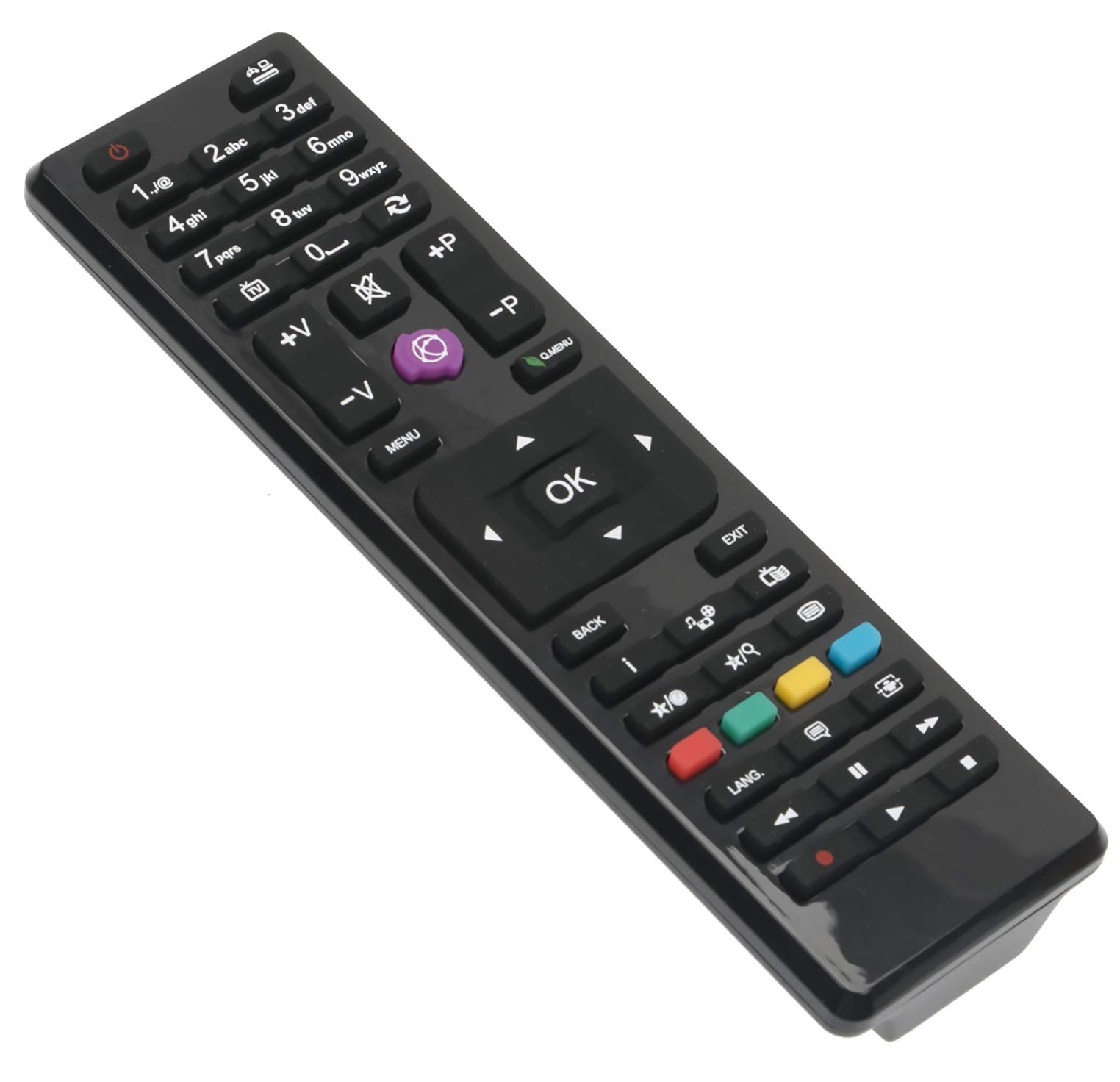 ALLIMITY RC4875 RC4870 Remote Control Replacement for Telefunken LED TV XF32A300 XF39A300 XF39A101 D32H278KT3 TE32182B301C10