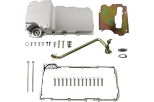 labwork 302-1 Aluminum Oil Pan Kit Replacement for GM Muscle Classi Car Truck 4.8L 5.3L 6.0L 6.2L 1955-1987