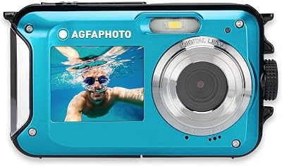 AgfaPhoto Realishot WP8000 Waterproof Digital Camera 24MP Full HD Dual Screen
