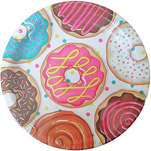 Happy Birthday 'Donut Worry' Small Paper Plates (10ct)