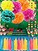 Fiesta or Mexican Party/Moana Color Party Supplies Moana Theme Birthday Decorations/Teal Orange Yellow Fuchsia Tissue Paper Pom Pom Summer Tropical Party Decorations/Hawaiiian Luau Party Supplies