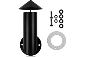 COMVIEE Pellet Grill Smoke Stack Chimney Replacement for Pit Boss Traeger Camp Chef, Replacement Stack Smoker Kits with Umbrella, Gasket, Screw, Locking Washer & Washer