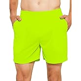 DEMOZU Men's 5" Running & Tennis Shorts - Lined Quick-Dry Athletic Workout Shorts with Pockets