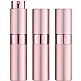 LISAPACK 8ML Atomizer Perfume Spray Bottle for Travel (3 PCS) Empty Cologne Dispenser, Portable Sprayer (Pink)