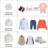 Flintronic 3PCS Drawstring Mesh Laundry Bags 30x40 40x50 50x60 Coarse Mesh view 4