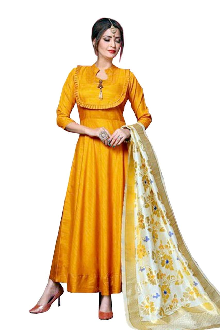one piece dress with dupatta