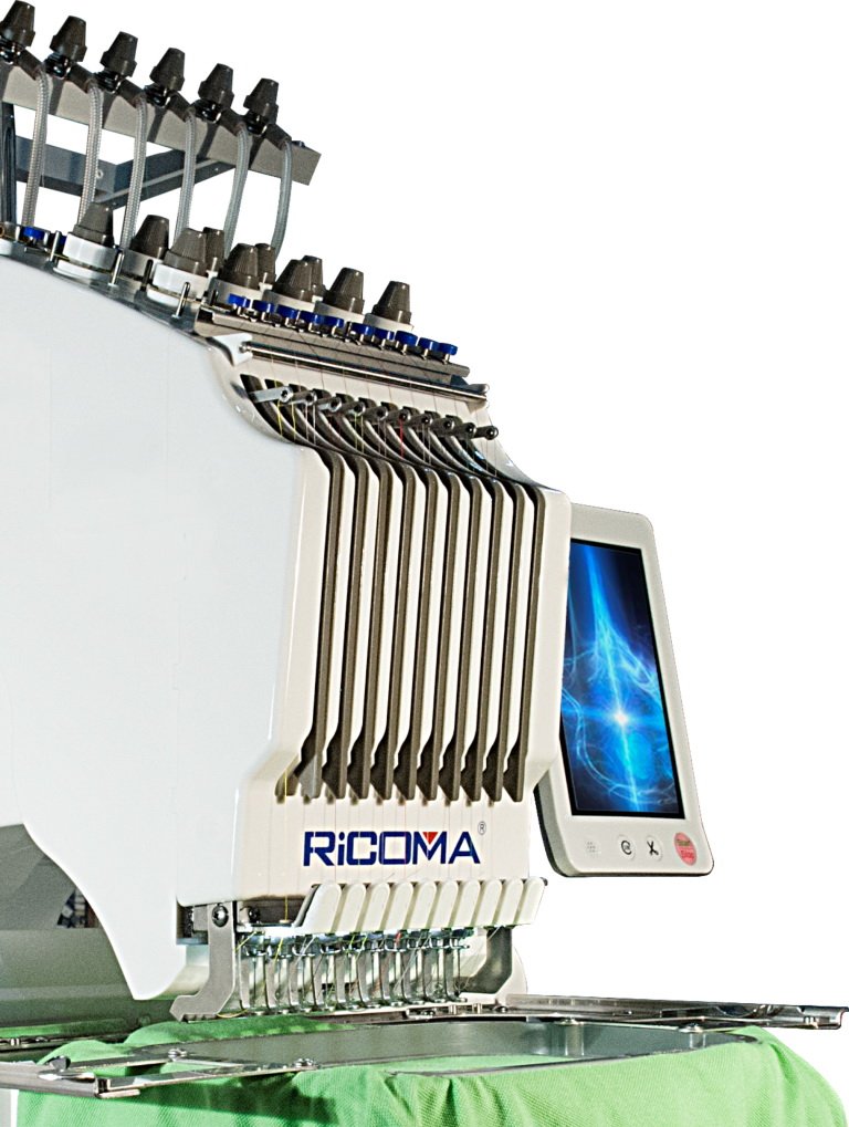 EM1010 10Needle Embroidery Machine With Stand & Software on