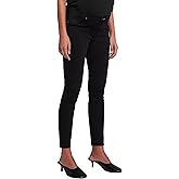 7 For All Mankind Women's [Maternity] The Ankle Skinny Fit Jeans, Black