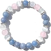 WYUA Stretch Beaded Bracelet, Healing Crystals Bracelet Relief Gift for Women in New Year, Thanksgiving, Christmas, Valentine's Day, Mother's Day, Graduation Season, etc