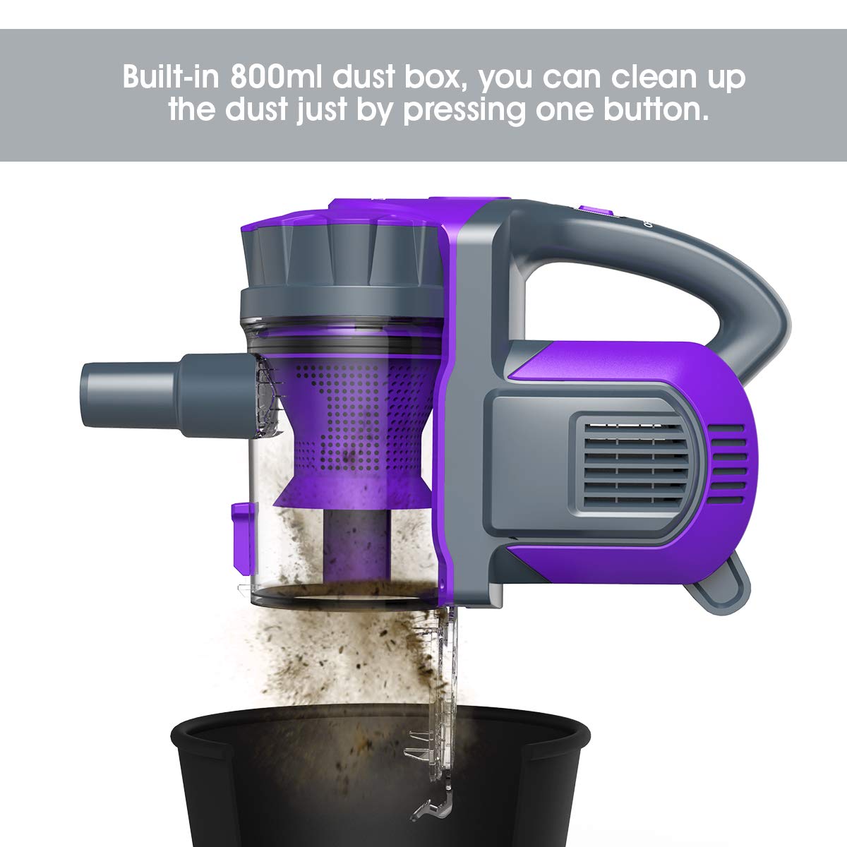 Amazon.com - ZIGLINT Cordless Vacuum Cleaner 2-in-1 Lightweight Hand Held Vacuum Cleaner Portable Vacuum Cleaner for Car Pet Hair with Long Lasting Battery ...