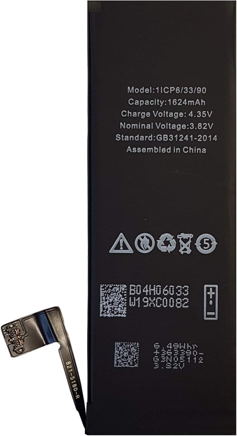 Smartex® Black Label Battery compatible with iPhone SE - 1624 mAh - Image 4