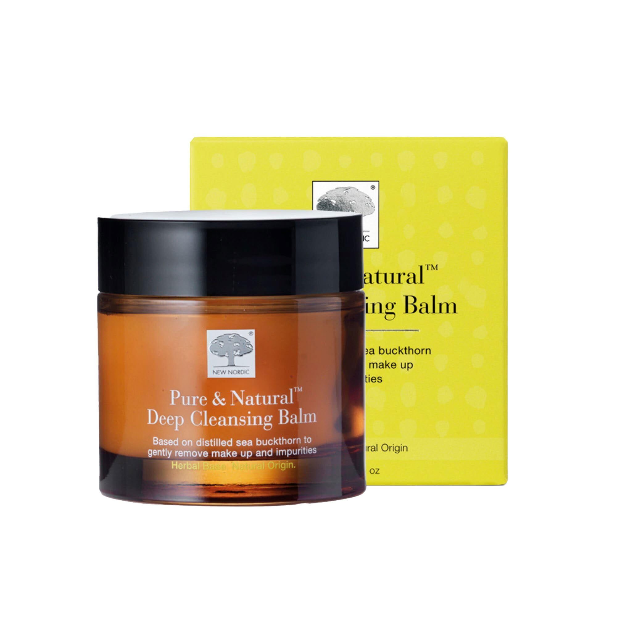 New Nordic Pure and Natural Deep Cleansing Balm 100ml - Remove Impurities & Makeup for All Skin Types