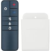 Replacement for Allen+Roth Electric Fireplace Heater Remote Control 00RC006B LWFP62-8 LWFP58-7,with Wall Mounting Bracket