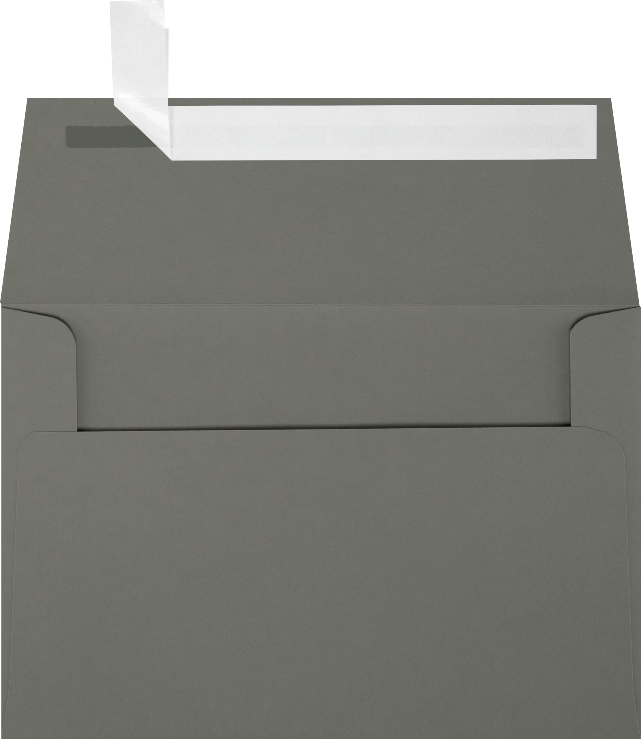 Photo 1 of LUXPaper A4 Invitation Envelopes | Peel & Press | 4 1/4" x 6 1/4" | Smoke Gray | 80lb. Text | 50 Qty