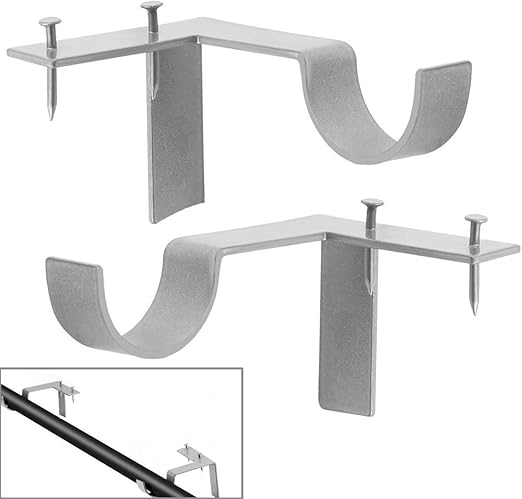 Amazon Com Jashem Curtain Rod Bracket 2 Pieces Drapery Rods