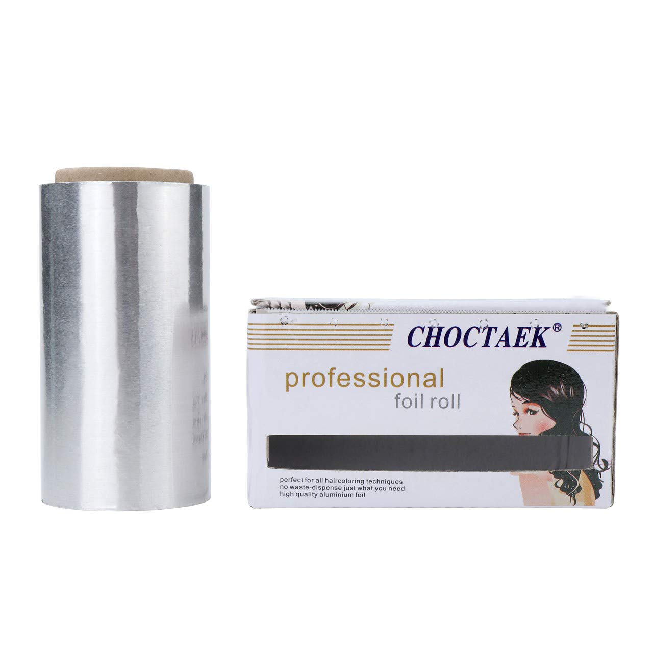 CCbeauty Silver Roll Aluminum Foil, Hair Foils For Highlighting Balayage Bleaching, Hair Coloring : Beauty