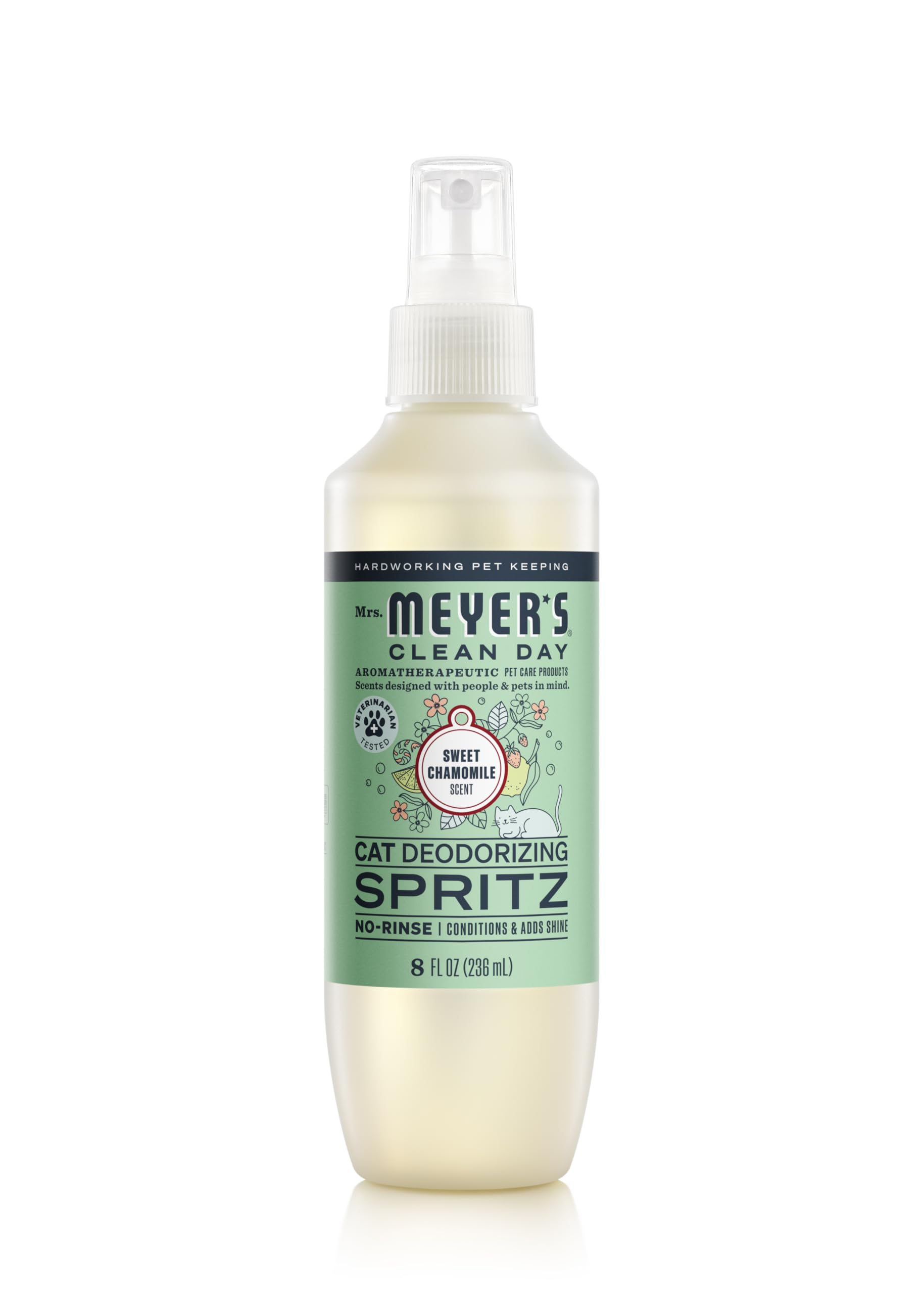 Photo 1 of MRS. MEYER'S Clean Day Cat Deodorizing Spray, Sweet Chamomile Scent, 8oz