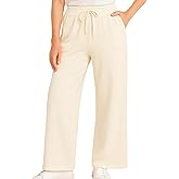 Spyder Womens Pants - Double Knit Wide Leg Pants Woman with Pockets Drawstring Waistband Joggers Sweatpants Women