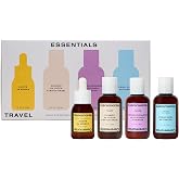 Ceremonia The Waves &amp; Curls Travel Set | 4 Piece Mini Hair Care Set for Curly, Textured Hair | Includes Scalp Oil, Shampoo, Conditioner, Hair Serum