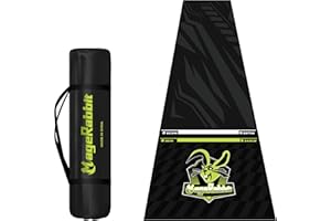 MageRabbit Darts Mat 297×66CM，with Oche Lines, Professional Non Slip Carpet Dart Mat, Protection Yor Floor and Dart Tip