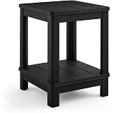 Keter Deluxe Adirondack Side Table - Black
