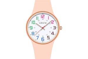 VAVC Nurse Watch for Medical Students,Doctors,Women with Second Hand and 24 Hour. Easy to Read Watch