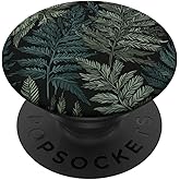 Green botanical fern foliage PopSockets Adhesive PopGrip
