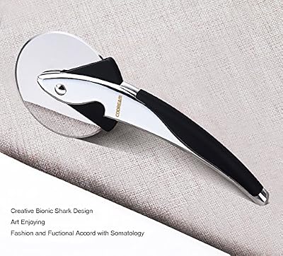 Codream Stainless Steel Pizza Cutter Wheel Strong Handle Never Breaks or Falls Apart