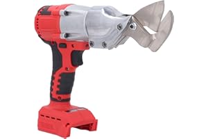 800W Brushless Electric Metal Scissors, Cordless Sheet Metal Shear for Milwaukee 18V Battery, for Cutting Metal, Iron, Stainl