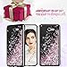 Caka Galaxy J7 2017 Case, Starry Night Series Bling Glitter Flowing Floating Luxury Liquid Sparkle Soft TPU Case for Samsung Galaxy J7 Sky Pro Prime J7 V J7 Perx Halo 2017(AT T) (Rose Gold)