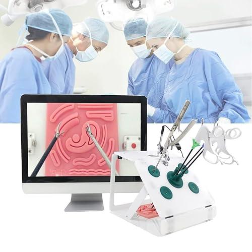 GAZOGJ Laparoscopic Surgery Simulator Training Box, Simulator Box + 5 ...