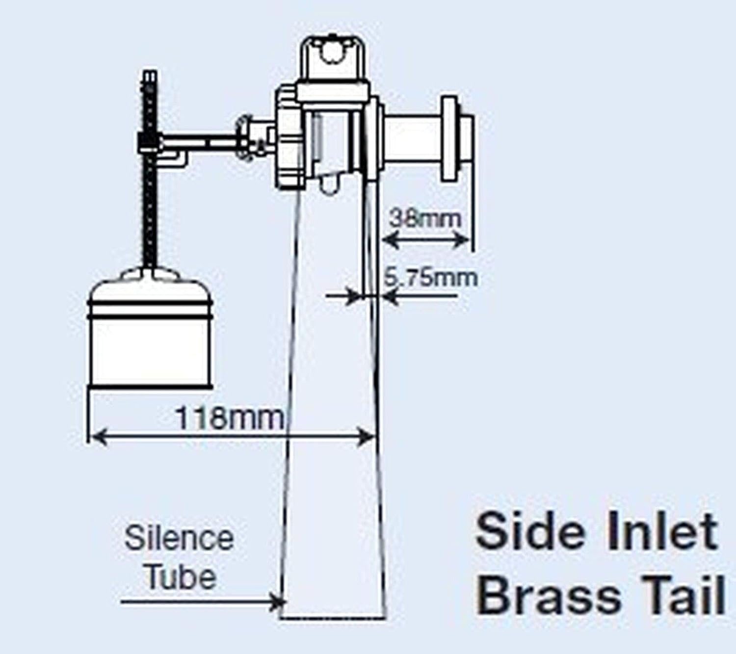 Professional Dudley Hydroflo Equilibrium Float Valve with Brass tail ...