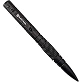 Smith &amp; Wesson 6.1in Aircraft Aluminum Refillable Tactical Pull Cap Pen for Outdoor Survival Camping and Everyday Carry