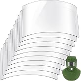 Kingdder 10 Pcs Sandblasting Hood Replacement Lens Face Shield for Grind | Clear PC Visors Peel-off Lens Covers, Easy Replacement, For Dusting Painting Grinding, Hood Protection Compatible