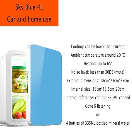 YIWANGO 4L Portátil Refrigerador Fría Caliente Doble Función ...