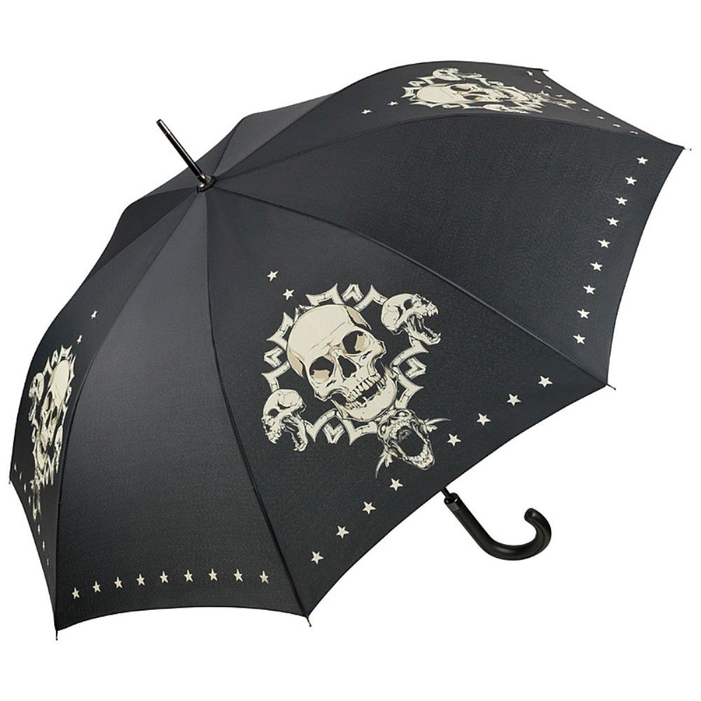 VON LILIENFELD Umbrella Skull Automatic Open Art stable windproof
