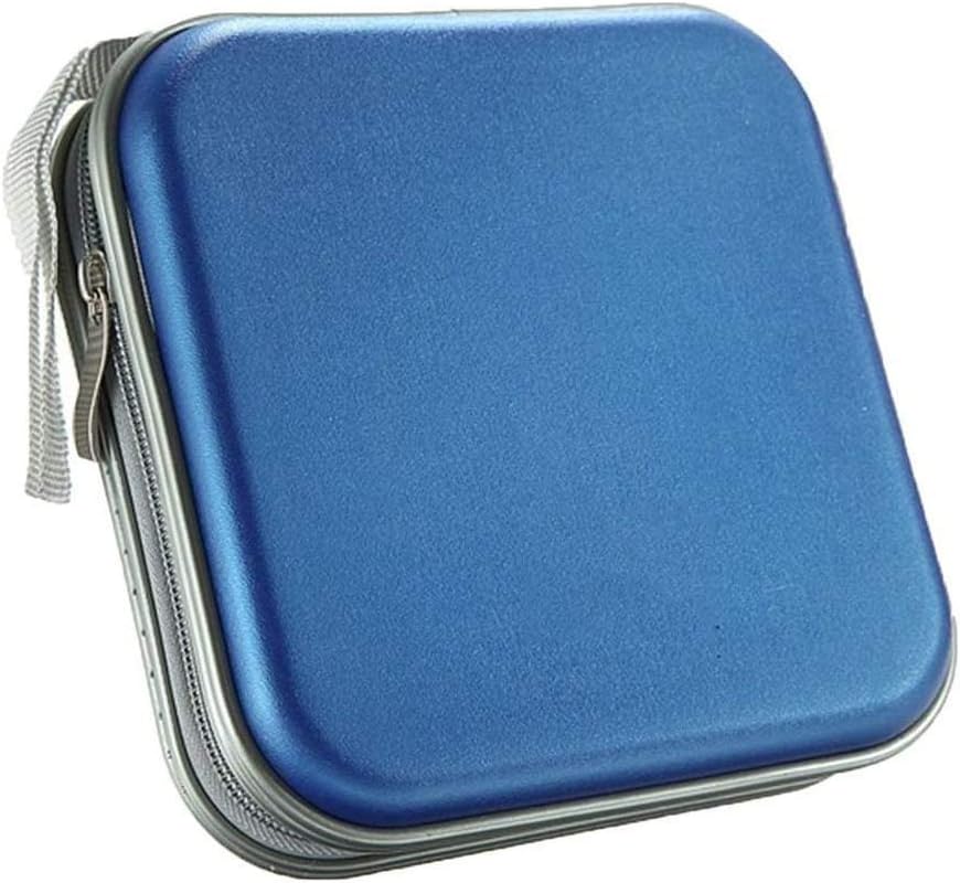 ZYHW Auto Car CD VCD DVD Organizer Square Case Storage Holder Blue: Automotive
