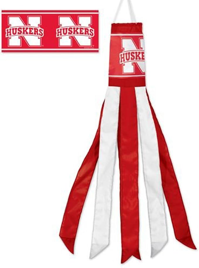 NCAA University of Nebraska WCR00835013 Windsock, 57