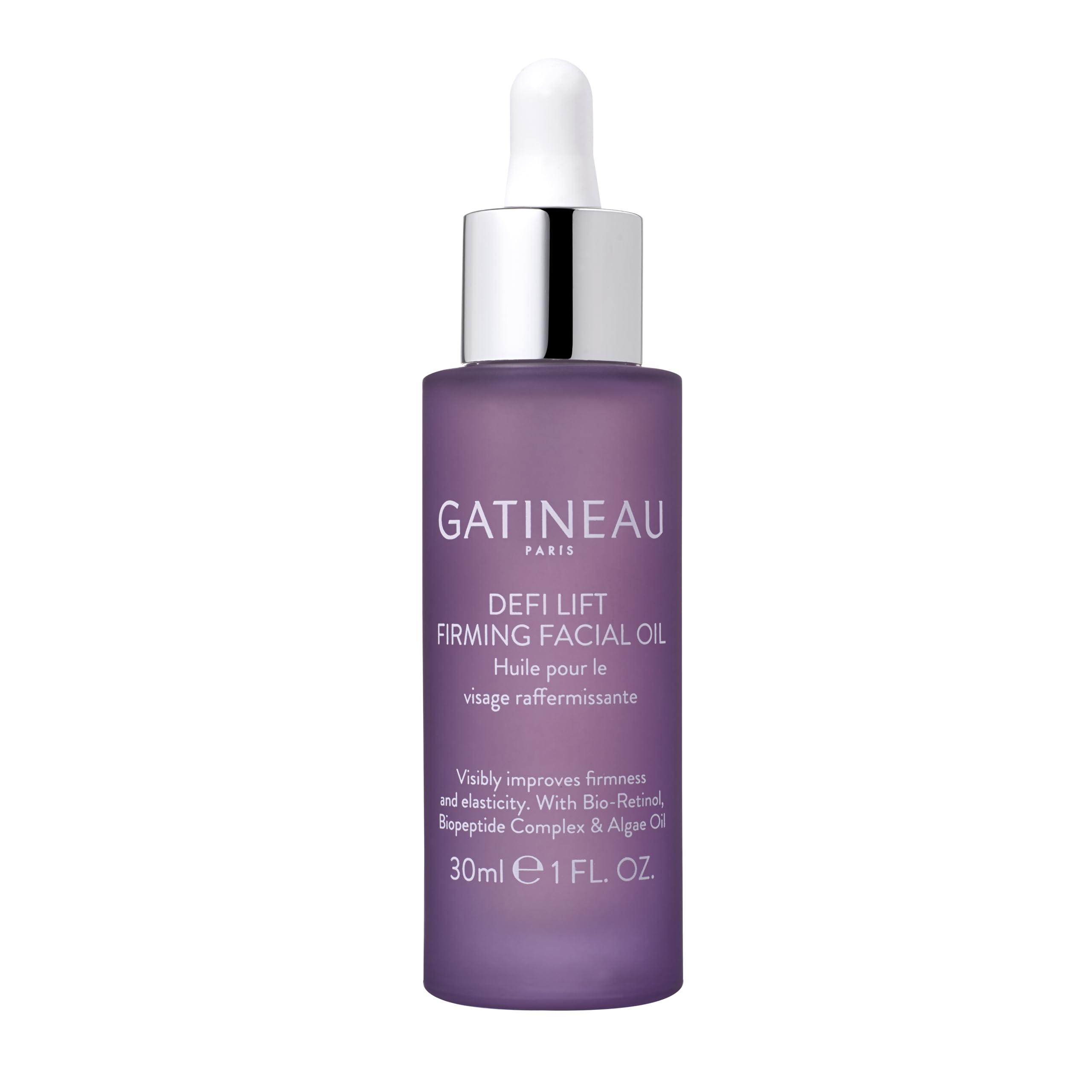 GATINEAU Defi Lift Firming Facial Oil - 30ml, Defi Lift Bio Peptide Complex & Bio-Retinol Bidens Pilosa, Improves Skin Firmness & Elasticity, Treats Fine Lines & Wrinkles, Hydrates & Restores Radiance