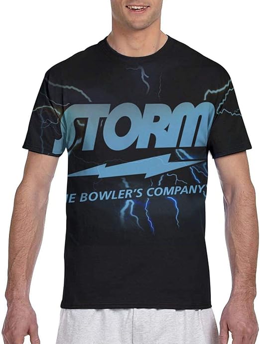 LULALA Storm Bowling Men's Woman Tees Adult 3D Printing Short Sleeve TShirt Clothing