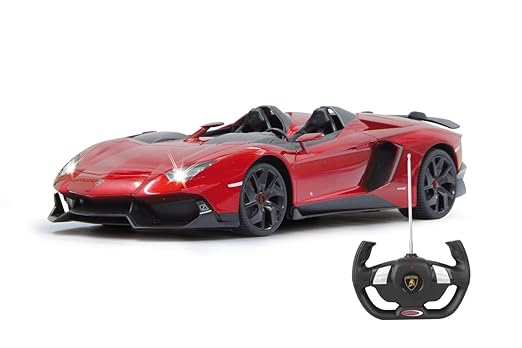 Jamara 404500 - Lamborghini Aventador J 1:12, metallic rot
