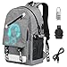 Luminous School Backpack, Unisex Oxford Laptop Backpack School Bag with USB Charging Port