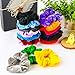 Aneco Scrunchies Elastic Scrunchy Hair Bobbles Elastics Hair Ties Bands Hair Accessories (Velvet 20 colors)