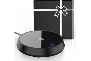 LUCMO Coffee Mug Warmer for Desk, Smart 2 Temperature Auto Shut Off After 8 Hours, Cup Warmer Coffee Gift for Coffee Lovers, Tea Heater Accessories for Home Office Desk(Only for Flat Bottom Cup)