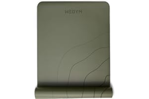 WeGym 4mm Cushioned Exercise Mat for Yoga & Pilates - Anti Slip, Polyurethane with Suede Top & Carrying Strap